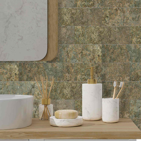 Transform Your Kitchen with Easy-to-Clean European PE Ceramic Tile Stickers
