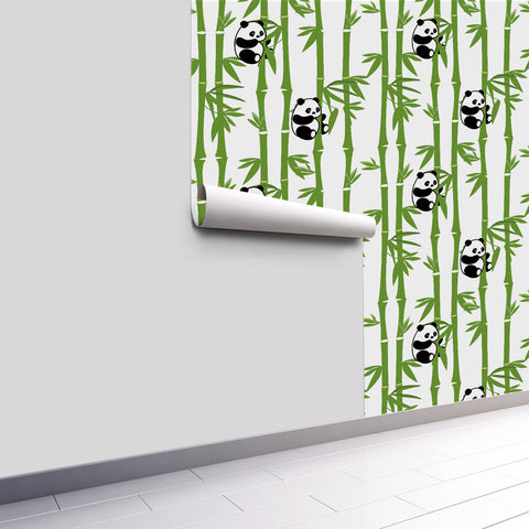 Panda and bamboo forest style wallpaper - Encountering the spirit of naturest