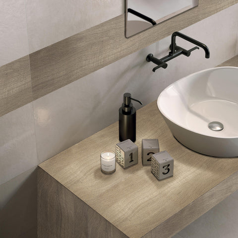 Smoky Grey Oak Wallpaper