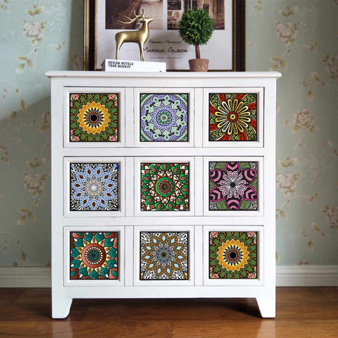 Large tulala flower tile sticker: the perfect fusion of color and art