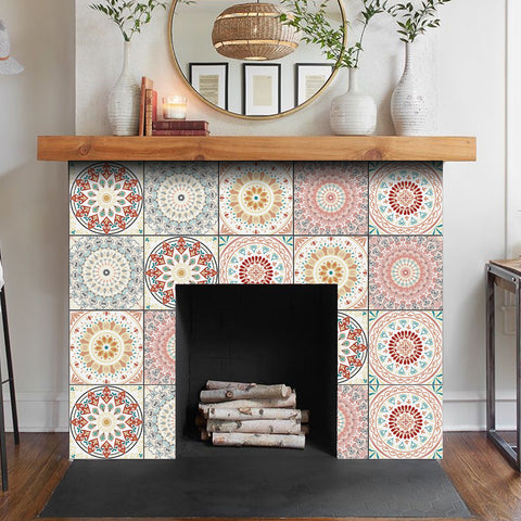 Romantic Mandala: The Artistic Beauty of Tile Stickers