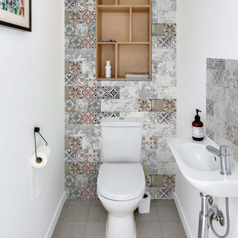 Heat-Insulating Adhesive Wall Tiles Elegant Frosted Design Waterproof and Perfect for Enhancing Kitchens Bathrooms and More