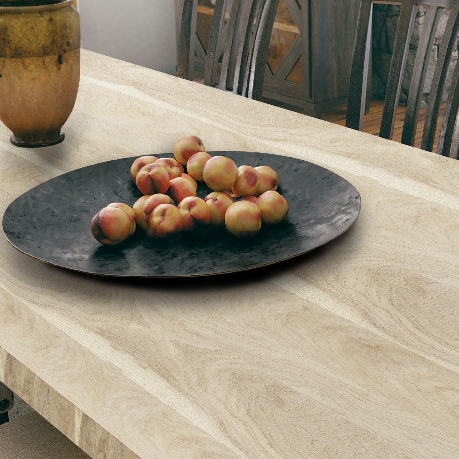 Light Walnut Wood Removable Wallpaper​ For Desktop