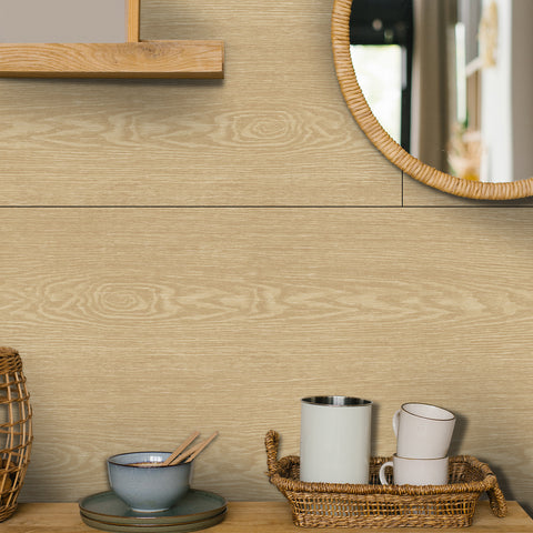 Gentle Almond Wood Wallpaper