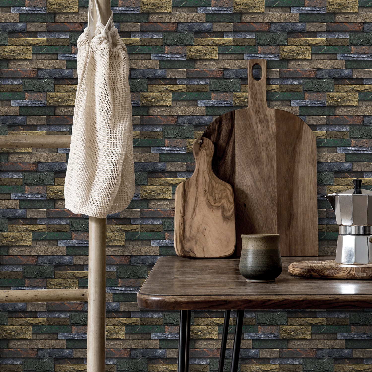 peel and stick stone wallpaper home decoration