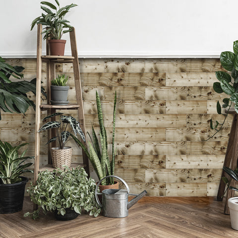 Earthy Tone Peel and Stick Wood Tiles