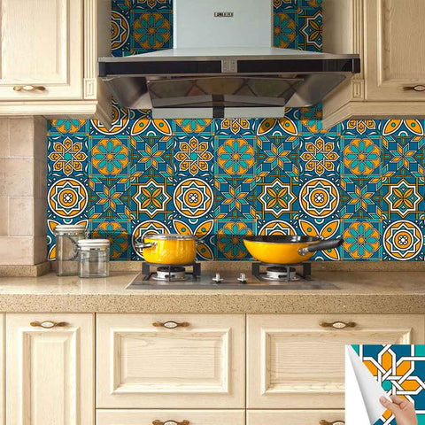 Moroccan style tile stickers: an artistic choice for decorating space