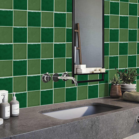 Lilles Green Simple Peel & Stick Application, Safe Materials, Easy to Remove Provence Wall Stickers