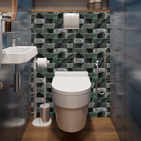 Quick Install Peel and Stick Floor Tiles for Bathroom, Kitchen, and Entryway