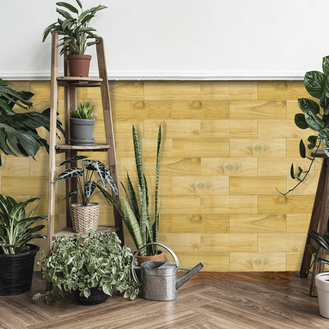 Serene Earthwood Wallpaper