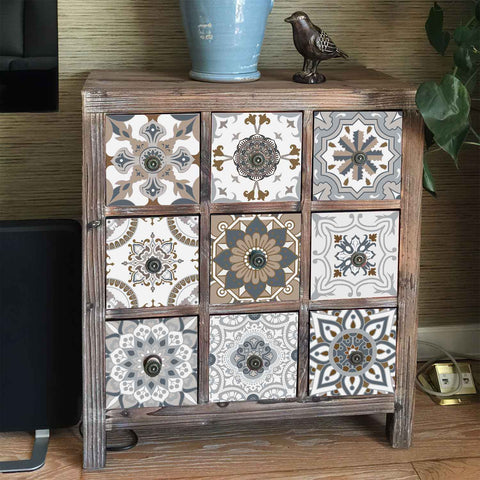 Grey Blossom Creative tile stickers