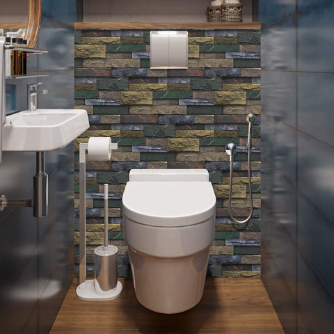 Stick on Wall Tiles for Kitchen, Bathroom, and Stairs, Versatile and Easy to Use