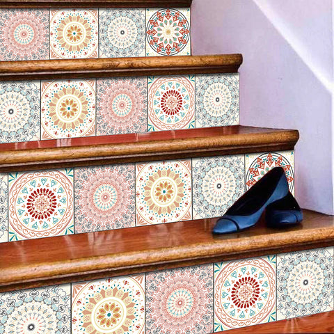 Romantic Mandala: The Artistic Beauty of Tile Stickers