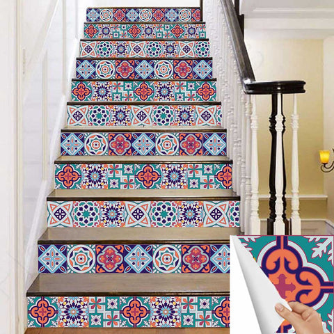 Turkish style tiles: a dreamy interweaving of colors and geometry