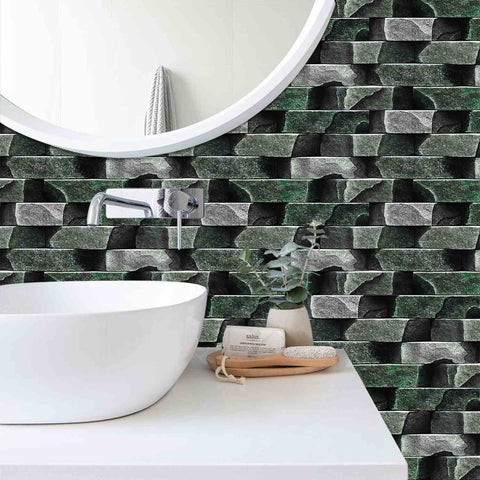 Quick Install Peel and Stick Floor Tiles for Bathroom, Kitchen, and Entryway