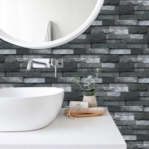Stick on Tiles for Bathroom and Kitchen Walls, Waterproof and Durable for Long-lasting Style