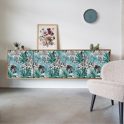 Rhythm of the Tropics: Exquisite Tropical Leafy Forest Wallpaper