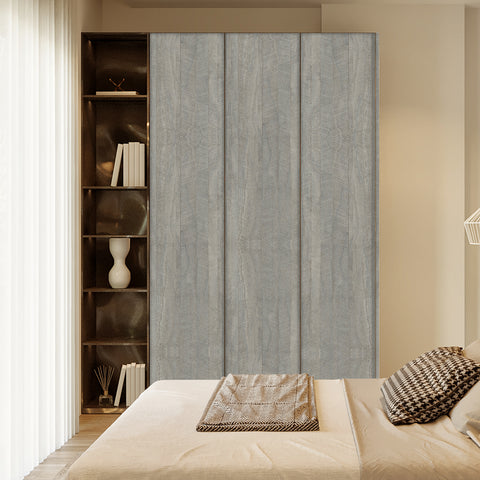 Urban Gray Wood Effect Wallpaper