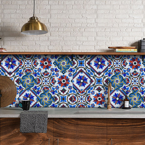 Color Symphony: The Artistic Dance of Tile Stickers