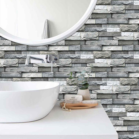 Tile Peel and Stick for Kitchen, Bathroom, and Backsplash, Easy to Apply and Remove