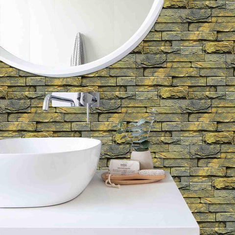 Flexible and Moisture Resistant Wall Stickers for Bathroom, Kitchen, and Stairs