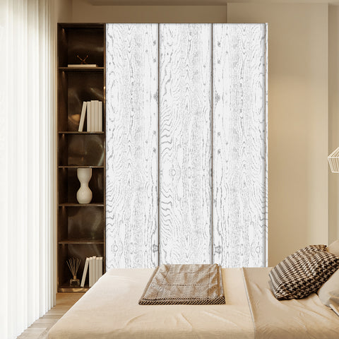 Whitewashed Oak Grain Wallpaper