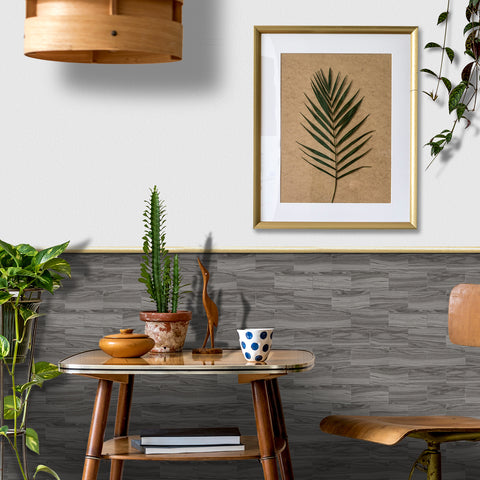 Natural Light Wood Texture PE Tile Stickers for Cozy Decor