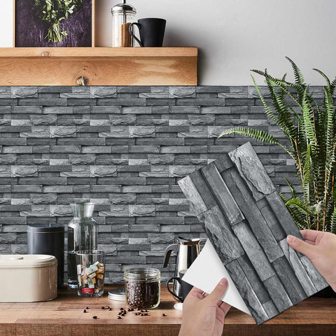 Stick on Wall Tiles for Kitchen, Bathroom, and Stairs, Versatile and Easy to Use