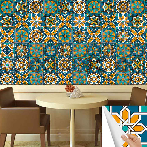 Moroccan style tile stickers: an artistic choice for decorating space