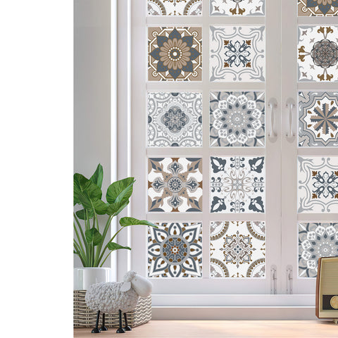 Neutral style tile stickers: create a quiet and elegant space atmosphere