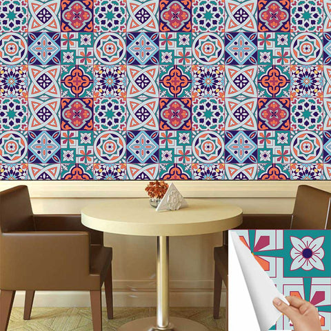 Turkish style tiles: a dreamy interweaving of colors and geometry