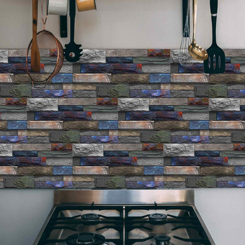 Tile Stickers Effect for Kitchen, Bathroom, and Home Decoration, Quick and Stylish Makeover