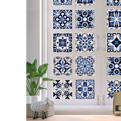 Blue Mosaic Tiles Creative tile stickers