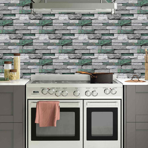 Waterproof Peel and Stick Floor Tiles for Home Decor, Kitchen, and Bathroom