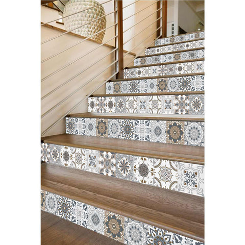 Grey Blossom Creative tile stickers