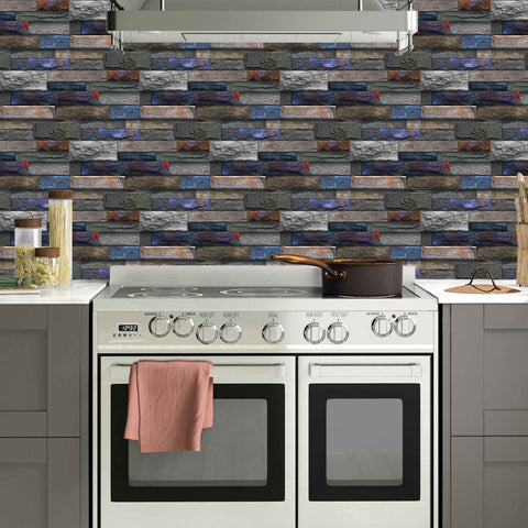 Tile Stickers Effect for Kitchen, Bathroom, and Home Decoration, Quick and Stylish Makeover