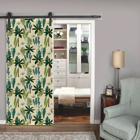 Tropical Foliage Forest Wallpaper - Harmonious Blend of Deep Green Leaves and Natural Textures