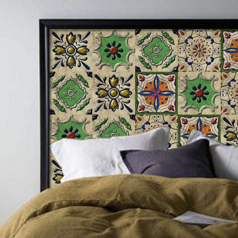 Colorful bloom: the vibrant beauty of tile stickers