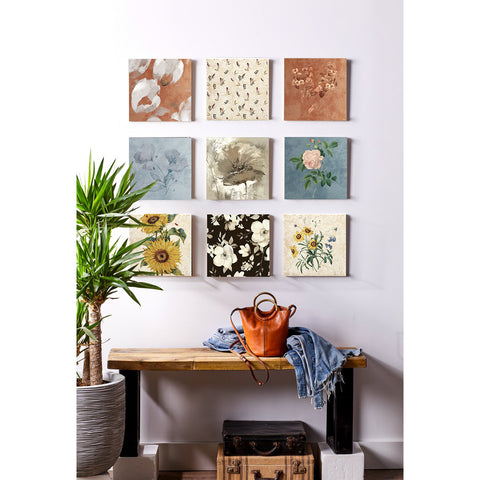 Floral art tile stickers: bring natural beauty to the space