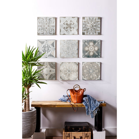 Retro Gray Tile Stickers: Interpretation of Nostalgia and Elegance