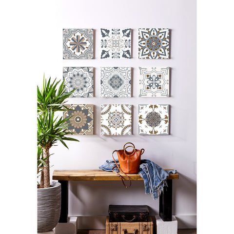 Neutral style tile stickers: create a quiet and elegant space atmosphere