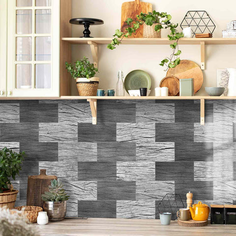 European PE Foam Tile Stickers with Matte Texture Easy to Clean and Remove for Kitchen Backsplash Bathroom Walls DIY Home Decor and Stair Steps