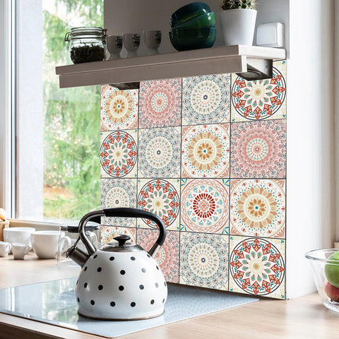 Romantic Mandala: The Artistic Beauty of Tile Stickers