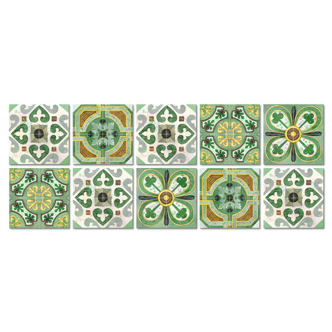 Fresh Green: The Natural Beauty of Tile Stickers