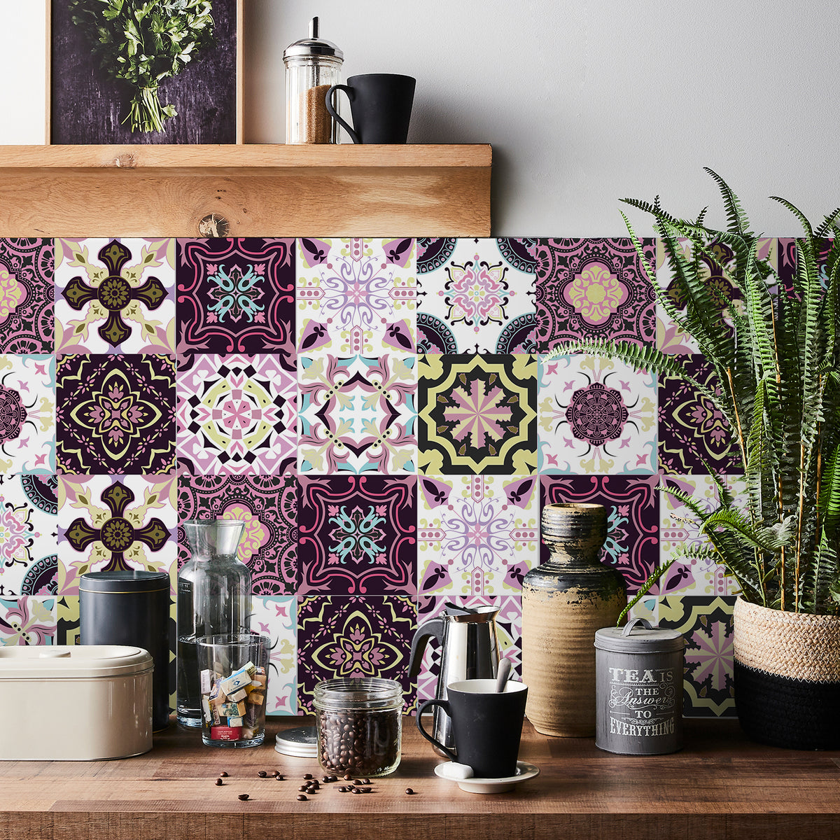 Dreamlike pastel tiles: add romance to the space