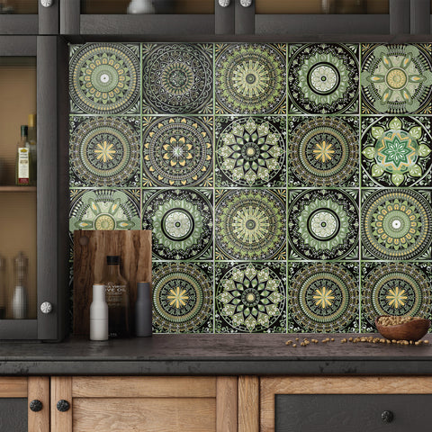 The charm of nature: the fresh style of tile stickers