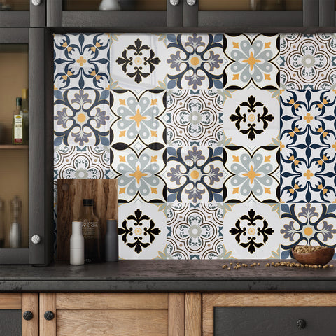 Fresh and elegant: the fashionable aesthetics of tile stickers