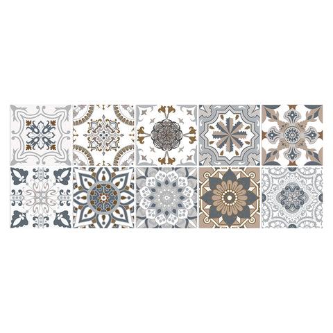 Neutral style tile stickers: create a quiet and elegant space atmosphere