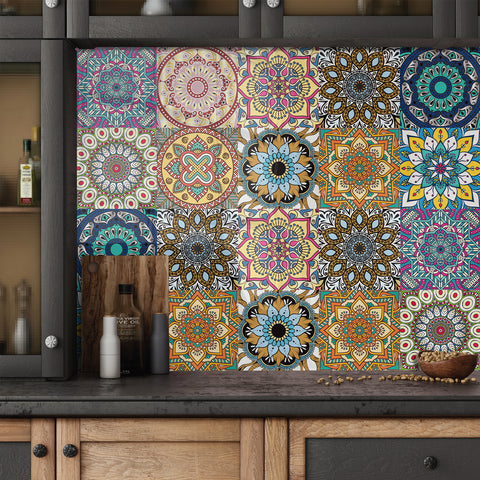 Exotic style: the artistic journey of tile stickers