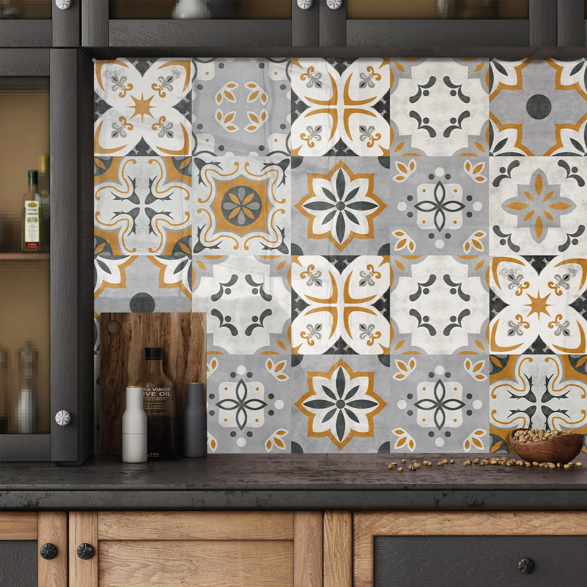 Modern simplicity: a fashionable choice for tile stickers